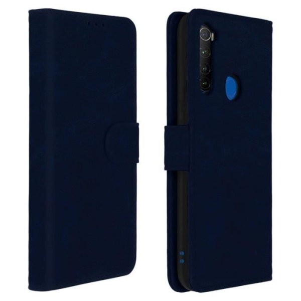 Xiaomi Redmi Note 8T Full Case -korttikotelo yösininen jalusta, toiminto sininen