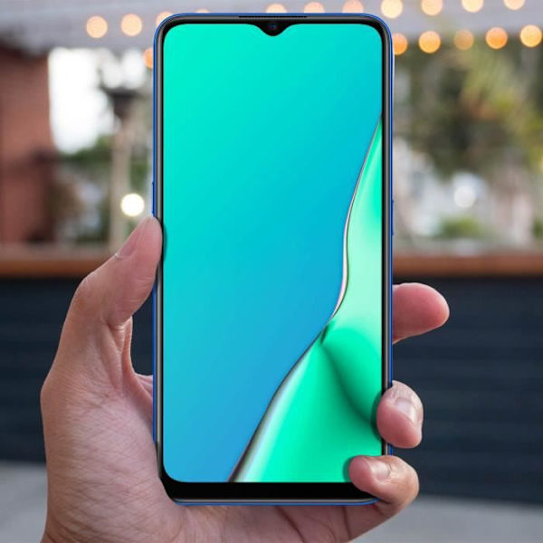 LCD-skärm - AVIZAR - Oppo A9 2020 - Utbyte - 5,5 tum - Svart Touchglas Svart