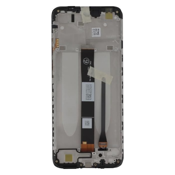 LCD-skärm + Touchglas + Grått chassi för Xiaomi Redmi 9A och 9C - XIAOMI - 5,5 tum - Härdat glas Grå