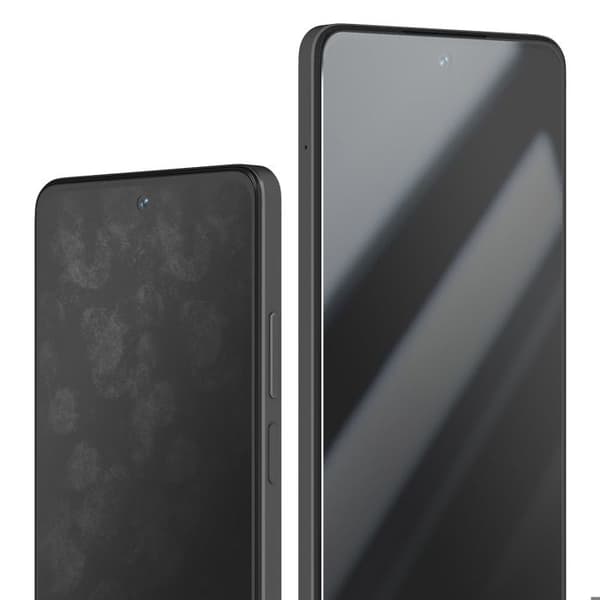 Skärmskydd - Realme - C75 - Härdat glas - Hårdhet 9H - Ultra-tunn - Rep-resistent Vit