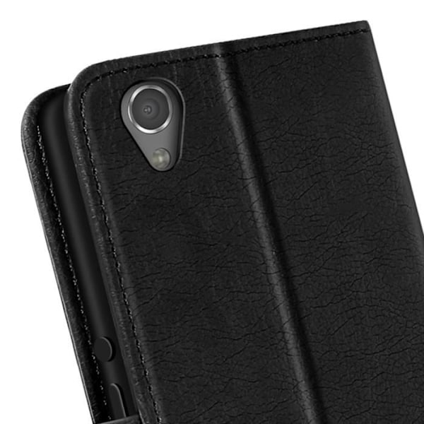 Etui til Sony Xperia XA Klap Brieftaske og Videostøtte Sort Svart