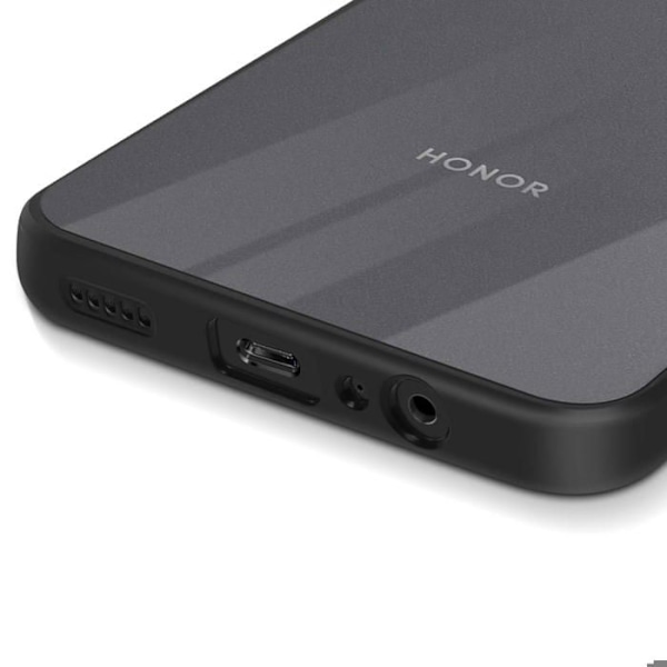 Skydd för Honor 200 Smart Stötsäker Mjuk Kontur Svart Svart