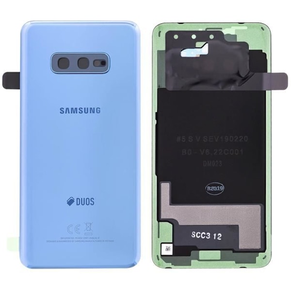Batteri cache - Samsung - Galaxy S10e - Original - Baggrundsflade - Blå Blå