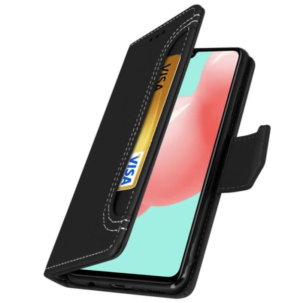 Skal till Samsung Galaxy A41 Folio Plånboksställ Funktion Svart svart