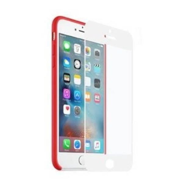 Skärmskyddsglas - MW - iPhone 6/6S - Härdat glas - Reptåligt - 0,33 MM Vit