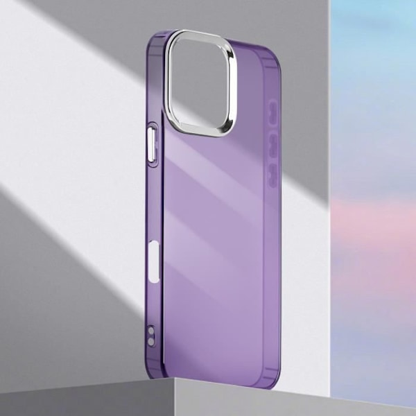 Kotelo iPhone 16 Soft Smoke Finish Contour Cameralle Metallinen violetti Lila