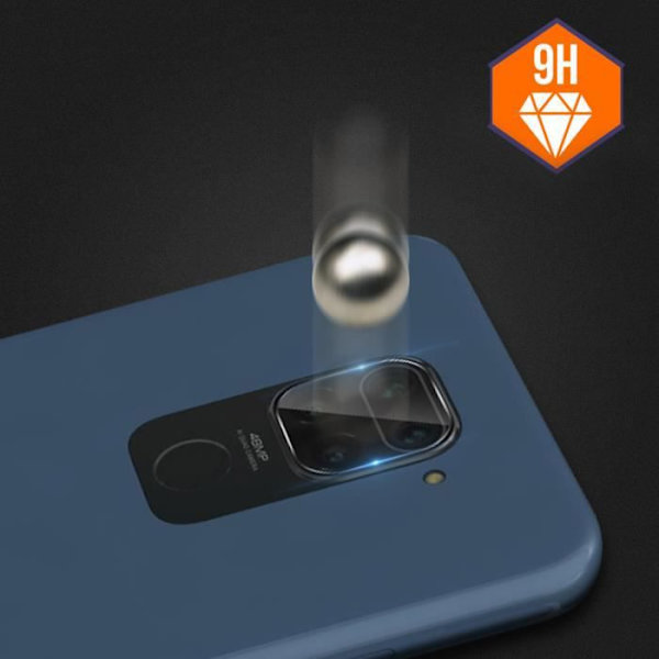 Skyddande film - Xiaomi - Redmi Note 9 - Härdat glas 9H - 2x - Transparent Transparent