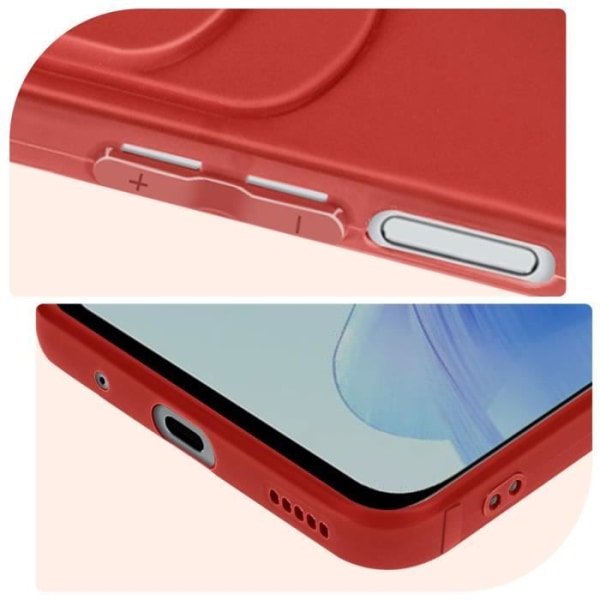 Honor 90 Lite Case Pehmeä mattapunainen kotelo