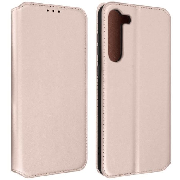 Fodral till Samsung Galaxy S23 Plus - AVIZAR - Flip Card Hållare Video Support - Rosa Rosa