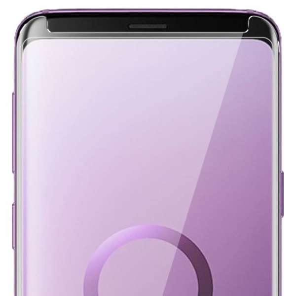 Film Beskytter - Tempered Glass - Galaxy S9 Plus - Bræk-sikker - Ridsefast - Nem Installation Svart