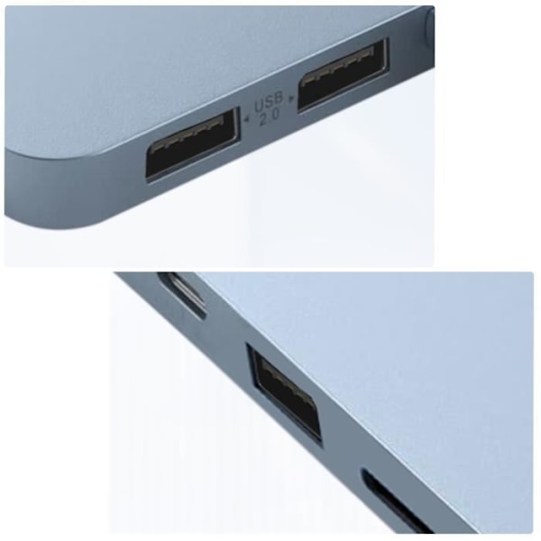 Hub til iMac 24'' Multiport SSD-harddisklæser Slim Design Satechi Blue