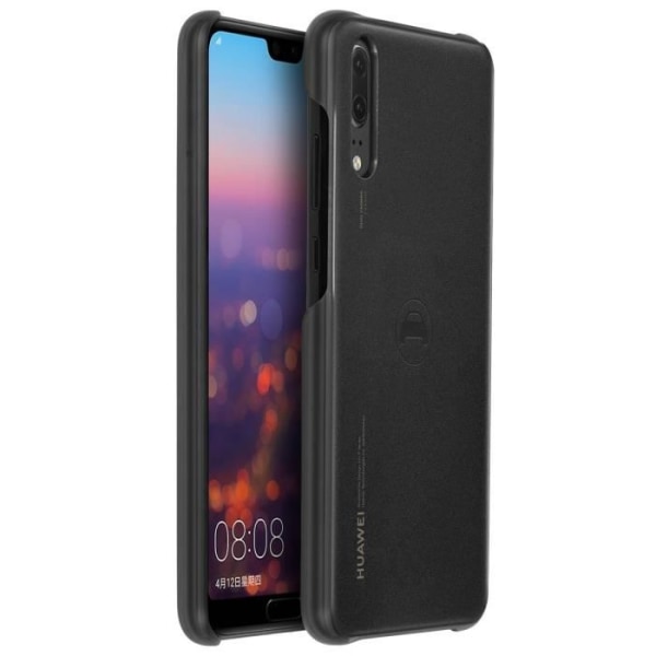 Coque - Huawei - P20 - Hård - Blød berøring - Magnetisk fastgøringssystem svart