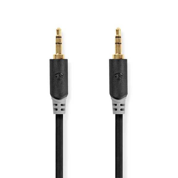 Stereoäänikaapeli | 3,5 mm Uros - 3,5 mm Uros | 5,0 m | Anthracite ALPEXE-721