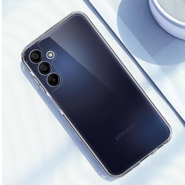 Spigen SGP puolijäykkä suojakuori Samsung Galaxy A15 5G:lle - Ilmatyynytekniikka - Läpinäkyvä Transparent