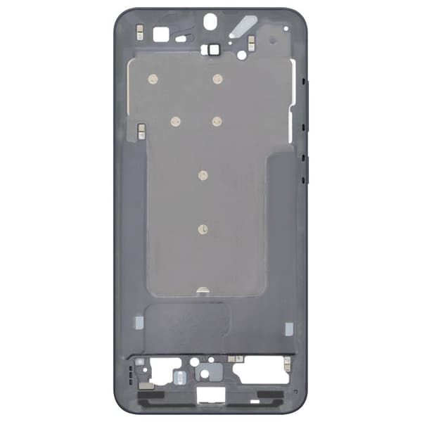 Originalt Centralt Chassis til Galaxy S25 Plus Præcis og Sikker Pasform Samsung Sort Svart