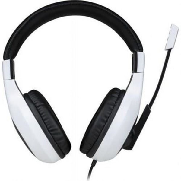 PC-hörlurar - BIGBEN CONNECTED - Vit / Svart - Trådad - Jack 3.5mm - Omnidirektionell mikrofon Vit
