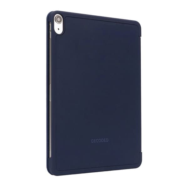 Fodral för iPad Air 13 tum 2025 Ställfunktion med Magnetisk Tri-Fold Lock Decoded Marinblå Blå