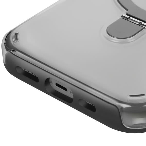 Coque MagSafe för iPhone 14 Pro Stötsäker med Vikbar Ställning Svart Svart