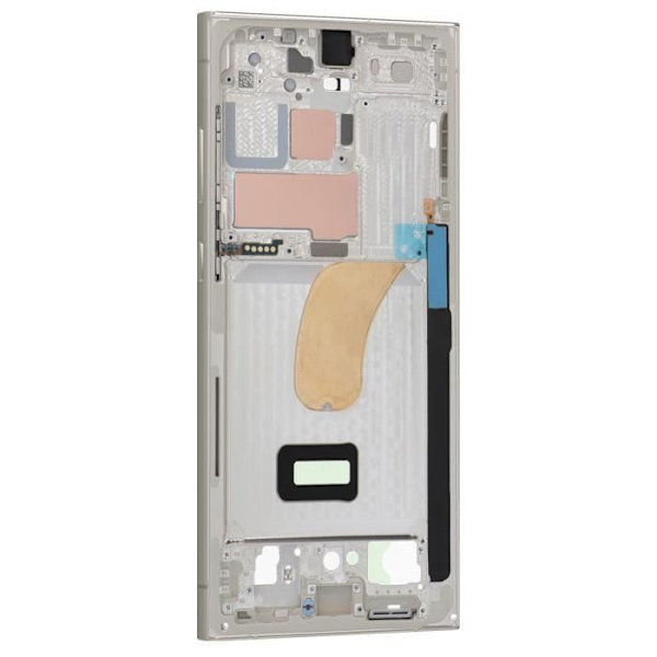 Keskirungon varaosa Samsung S23 Ultra Original Service Pack Samsung Beige -huoltopakettiin