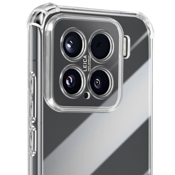 Shockproof Case - Xiaomi 15 - Reinforced Corners - Raised Edges - Lightweight Design Transparent