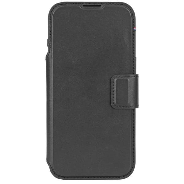 Avtagbart MagSafe Foliofodral - DECODED - iPhone Air - ECCO Premium Läder - Svart - Elegant Svart