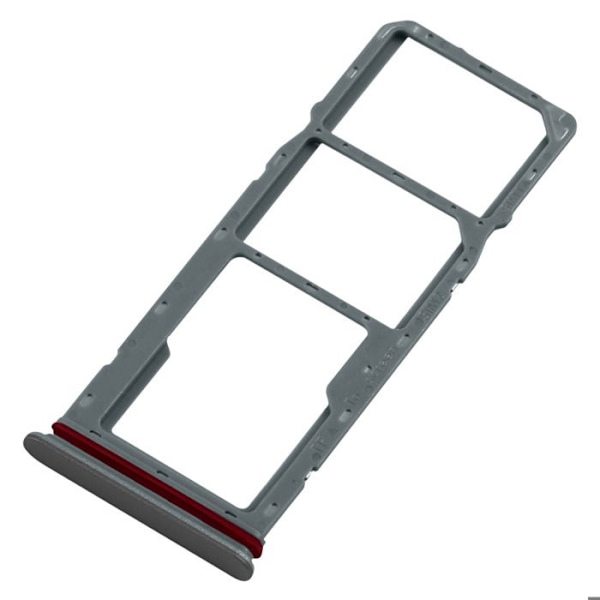 Dual Nano SIM / Micro-SD Erstatningsfag til Realme C75 Sort Svart