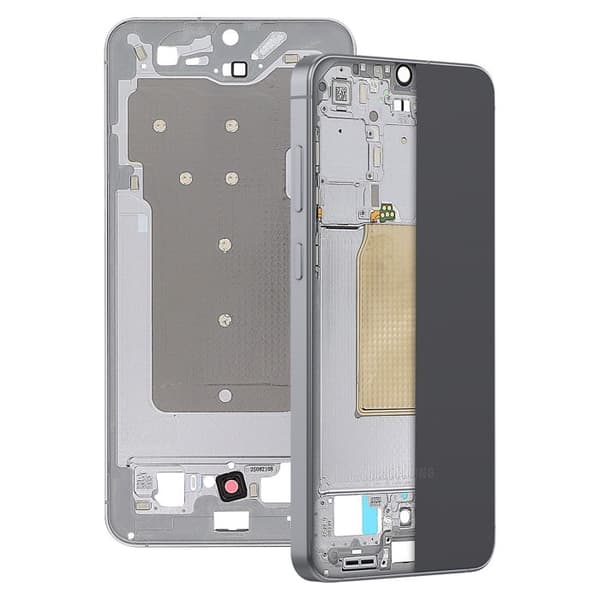 Originalt Centralt Chassi för Galaxy S25 FE Service Pack Samsung Svart Svart
