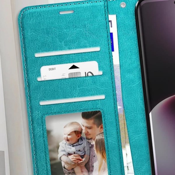 Étui til Honor Magic 7 Lite Pung med Håndledsrem Mayaxess Turkis Blå
