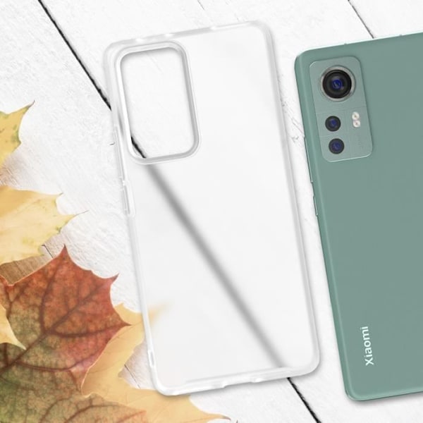 Skyddande skal - AVIZAR - Xiaomi 12 Pro - Transparent frostad - Mjuk - Ultratunn Genomskinlig frostad
