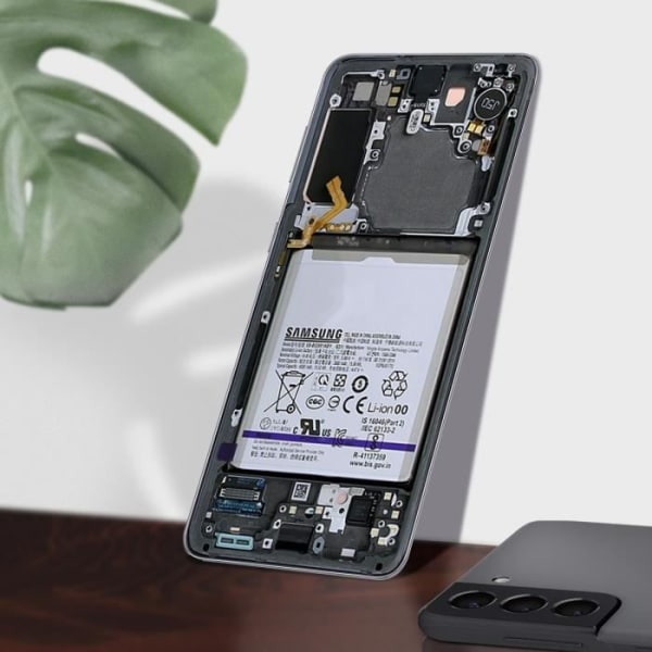 LCD-skärm - Samsung - Galaxy S21 - Original - Pekskärm - Grå Grå
