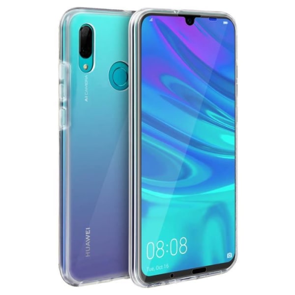 Skyddsskal - Huawei - P Smart 2019/Honor 10 Lite - Stenhård + Silikon - Ultra-tunn - 360° Skydd Vit