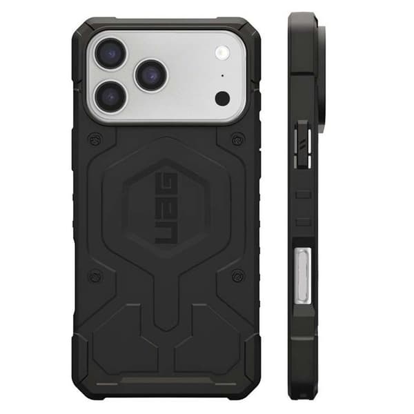 Coque för iPhone 17 Pro Max MagSafe Antimikrobiell Serie Pathfinder UAG Svart Svart