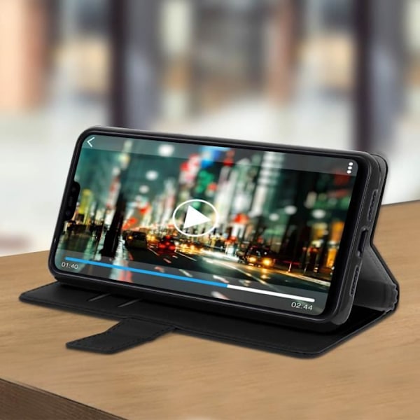 Housse - Xiaomi - Mi 8 Lite - Silikone - Video Support - Sort Svart