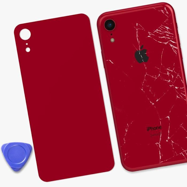 Takalasin vaihto - AVIZAR - iPhone XR - punainen Röd