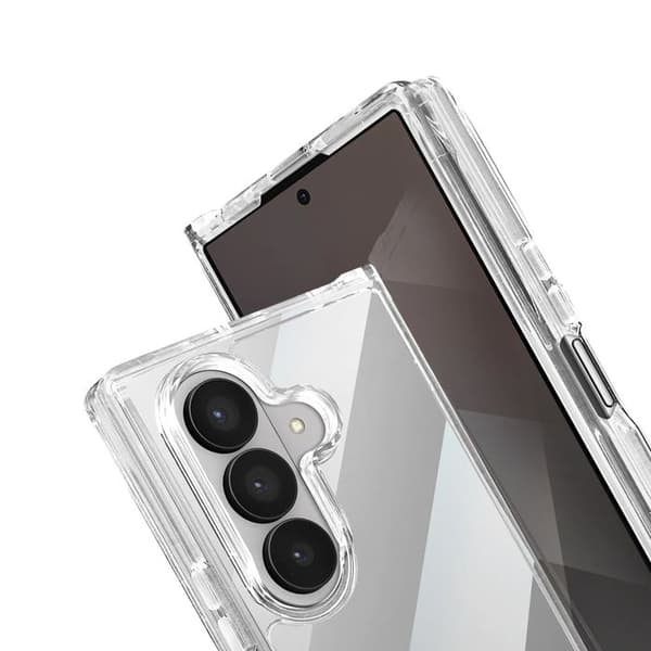 Samsung Galaxy Z Fold 7 Slim Magnetisk Stødabsorberende 2m Tynd Force Cover Transparent Vit