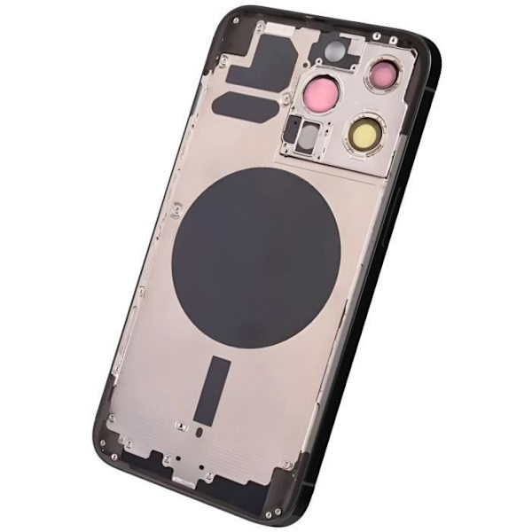 Erstatningschassis - iPhone - 13 Pro Max - Bagsideglas - Mørkegrå - Holdbar og pålidelig Grå
