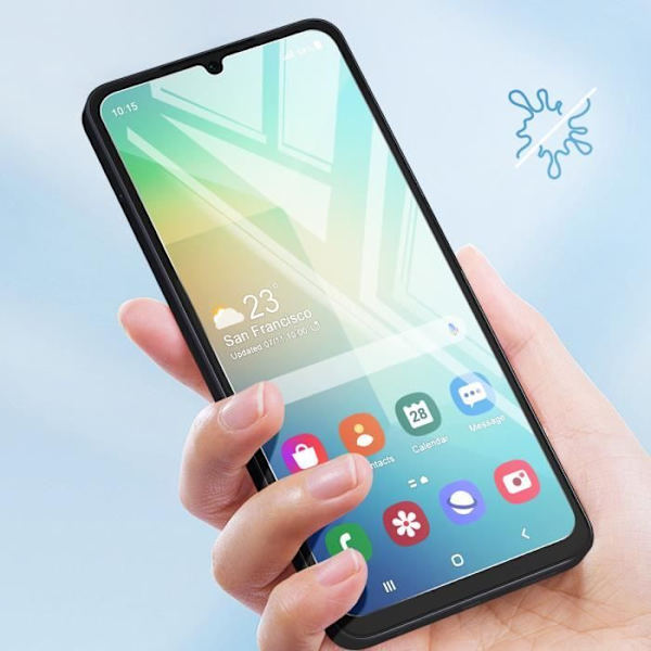 Skärmskydd - AVIZAR - Samsung Galaxy A06 - Härdat glas - 9H hårdhet - Ultratunt - Anti-repa Transparent