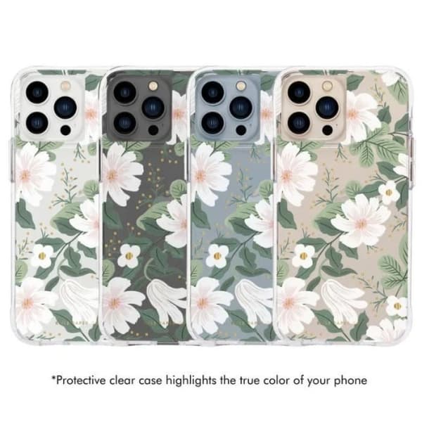 Rifle Paper Clear - Cover til iPhone 13 Pro (Willow) - 0840171706505