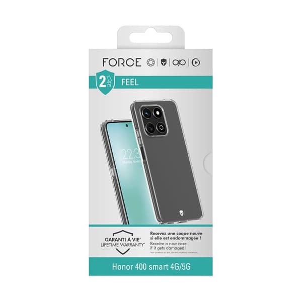 Coque - FORCE CASE - Honor 400S - Stødabsorberende 2m (Tryax 3D) - 50% genbrugsplastik - Anti-gulning Vit