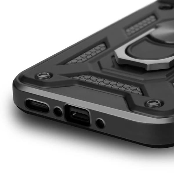 Coque til Samsung Galaxy A26 med ringefunktion og kamerabeskyttelse Mayaxess Sort Svart