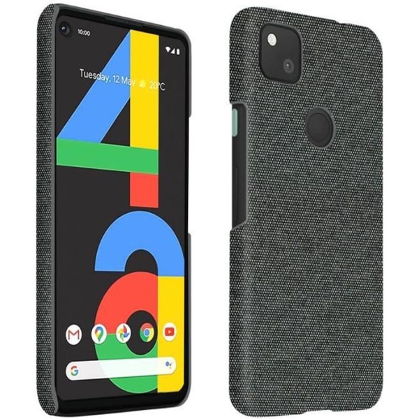 Coque - AVIZAR - Google Pixel 4A - Teksturfærdig - Hård - Anti-fingerprint Vaskbar Grå