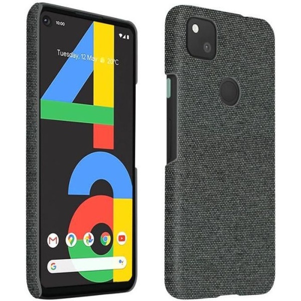 Google Pixel 4A Hard Case Anti-Fingerprint Stof Finish Vaskbar Grå Grå