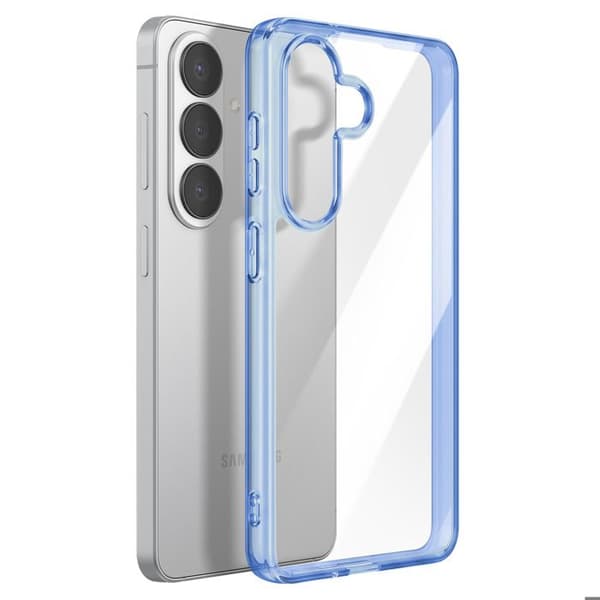 Stødabsorberende Bi-materiale Cover til Galaxy S26 med Beskyttet Kamera Blå Blå
