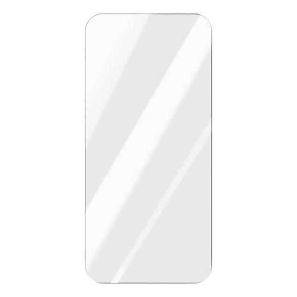 Hærdet glas til iPhone 15 Pro Max 9H Hårdhed 4smarts Second Glass Transparent Vit
