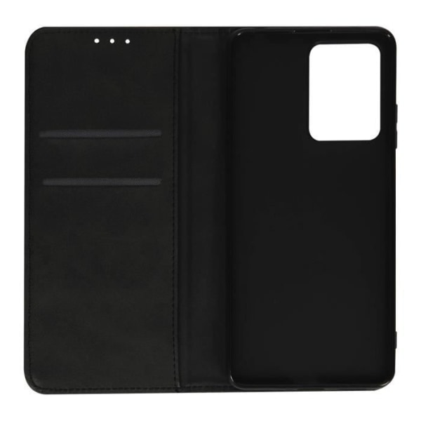 Fodral till Xiaomi Redmi Note 12 Pro 5G Flip Magnetic Card Holder Stativ Svart
