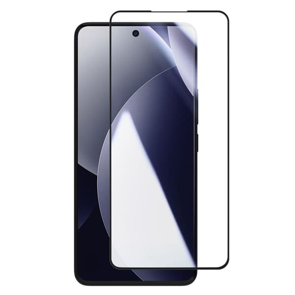 Hybridglas til Redmi Note 15 Pro 4G Full Glue 5G Stødabsorberende Sort transparent Svart