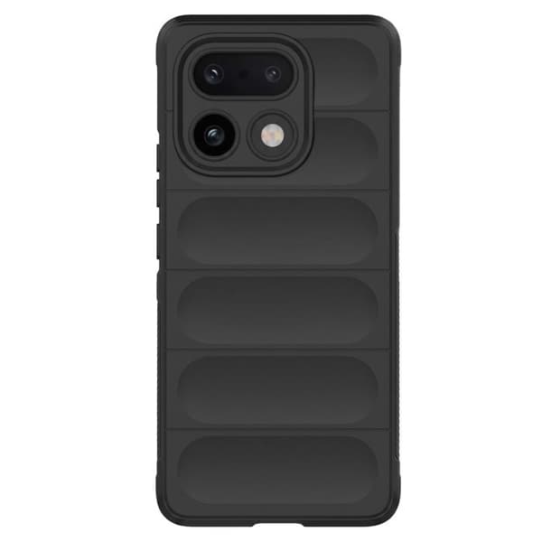 Cover til Realme 16 Pro Plus Stødabsorberende og Skridsikker Sort Svart