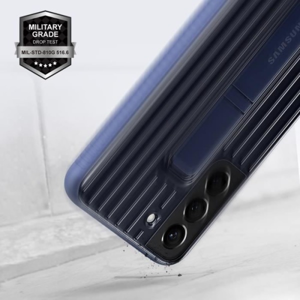 Samsung S22 Plus Case Kickstand Alkuperäinen suojakuori Keskiyönsininen