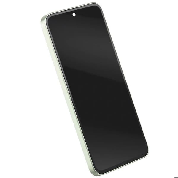 OLED-skærm - AVIZAR - Galaxy A36 - Limegrøn - Forudsamlet med chassis - Indbyggede flex-stik Grön
