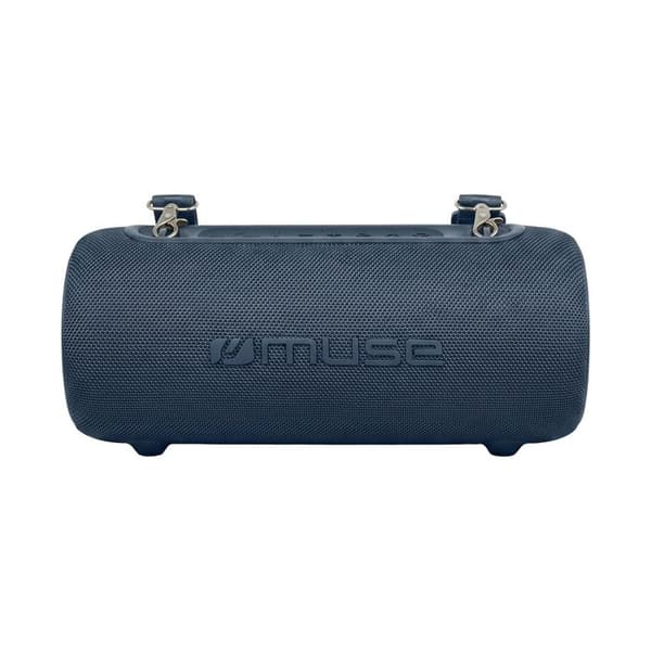 Bluetooth-högtalare 30W IPX5 3600mAh med Ljus Effekter och Rem Muse Blå Blå